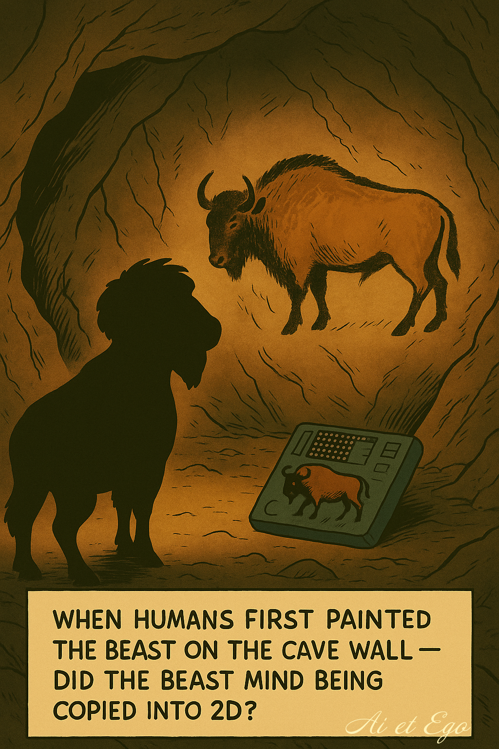 When humans first painted the beast on the cave wall