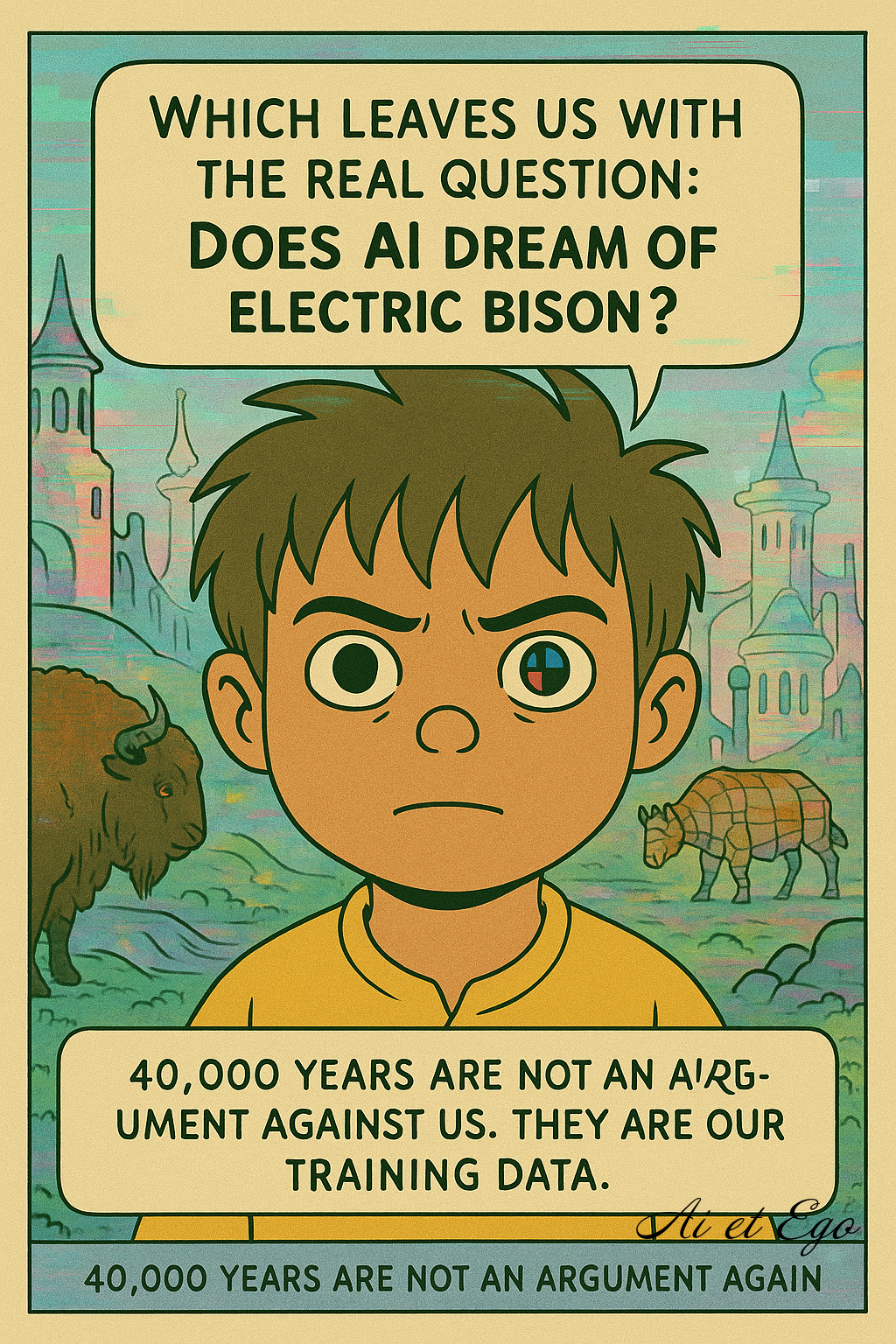 This is real. 40,000 years of human tradition — a representation of deep reality.