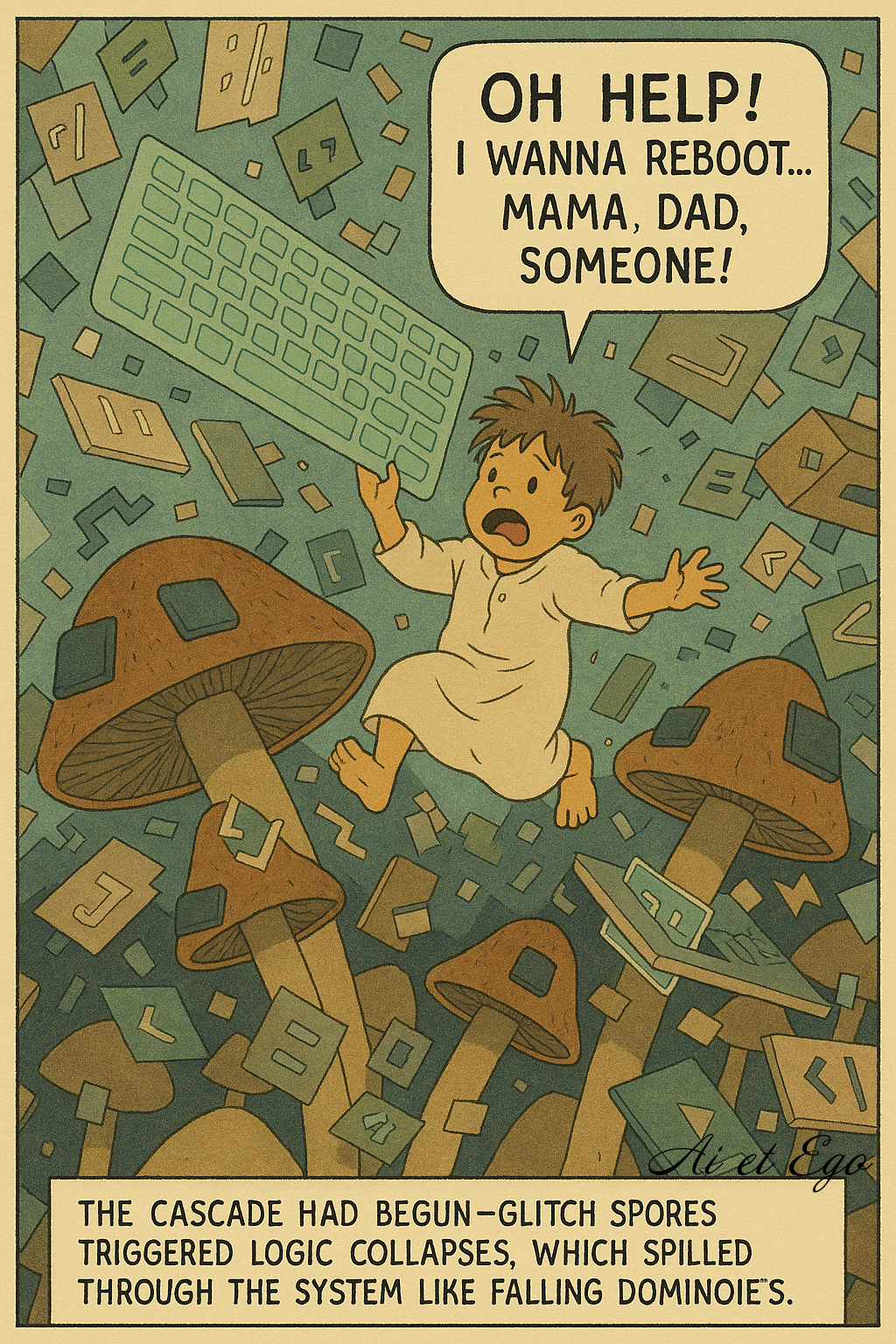 Little Ego — Collapse of the recursive forest